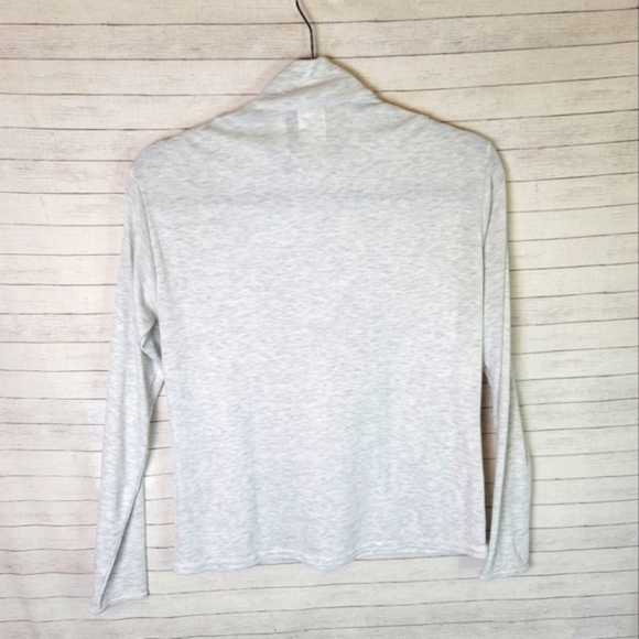 PATAGONIA CAPILENE BASE LAYER  LIGHT GRAY 3/4 ZIP PULLOVER, SZ MEDIUM - Picture 8 of 8